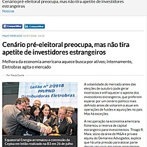 Cenrio pr-eleitoral preocupa, mas no tira apetite de investidores estrangeiros